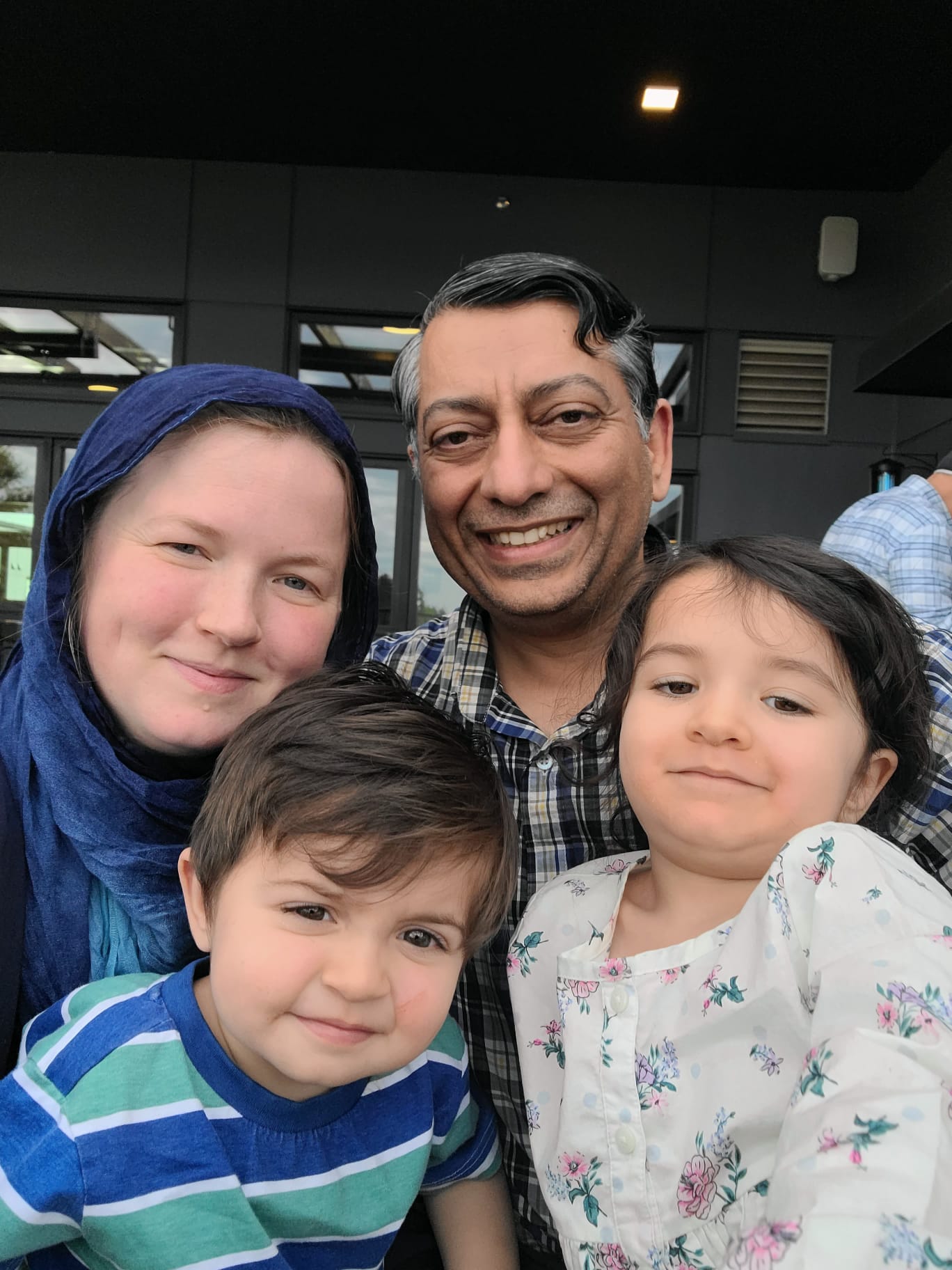 Melissa Chaudhry with family, 2026